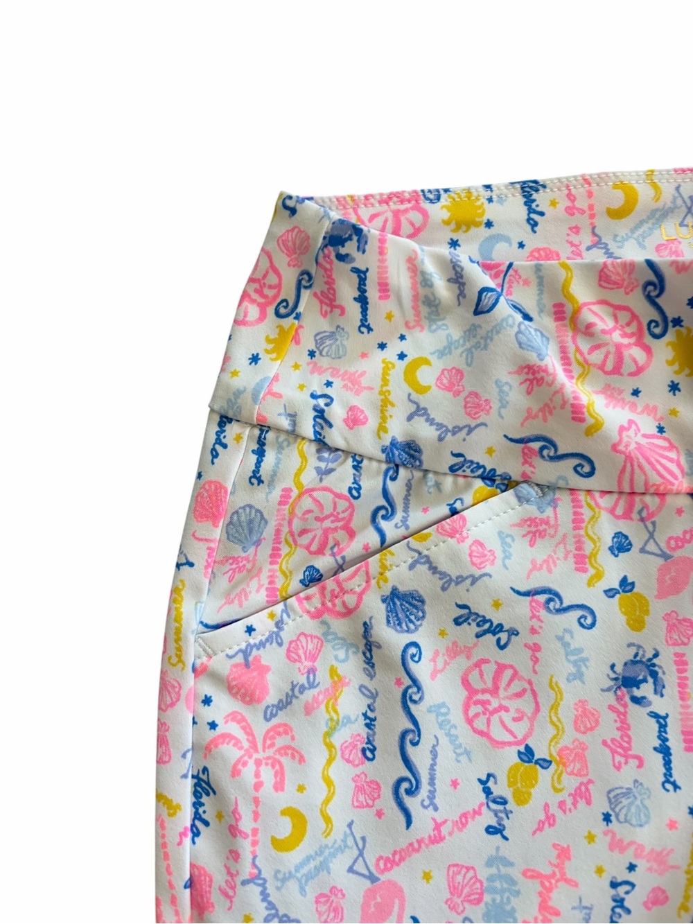 LILLY PULITZER Luxletic Fairway
Corso Pants Size 2 Florida Summer Serenade Golf - Picture 4 of 8
